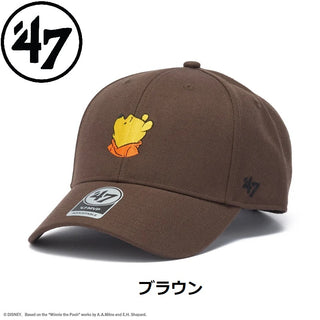 '47 ( フォーティーセブン ) '47 エムブイピー ディズニー Disney ウィニー・ザ・プー カーディナル | ブラウン | 帽子 | キャップ | くまのプーさん | サイズ調整 | 日よけ | UVカット | 紫外線対策 | 14920313 | 14920312 | ふぉーてぃーせぶん