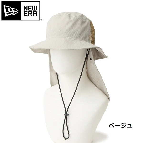 NEW ERA ( ニューエラ ) アドベンチャーライト サンシェード Tech Air Dot Air ベーシック | ベージュ | ブラック | アウトドア | ハット | 涼しい | 帽子 | 紫外線対策 | UVカット | サファリハット | お出かけ | キャンプ | 14774342 | 14774341 | にゅーえら