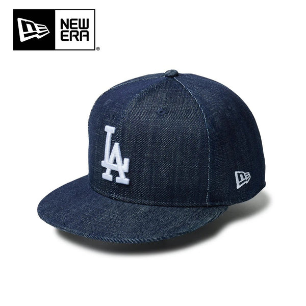 NEW ERA ( ニューエラ ) 9FIFTY Denim ロサンゼルス ・ ドジャース インディゴデニム | 帽子 | デニム | キャップ | サイズ調整 | コットン | ユニセックス | 日よけ | 野球 | スナップバック | 14388586