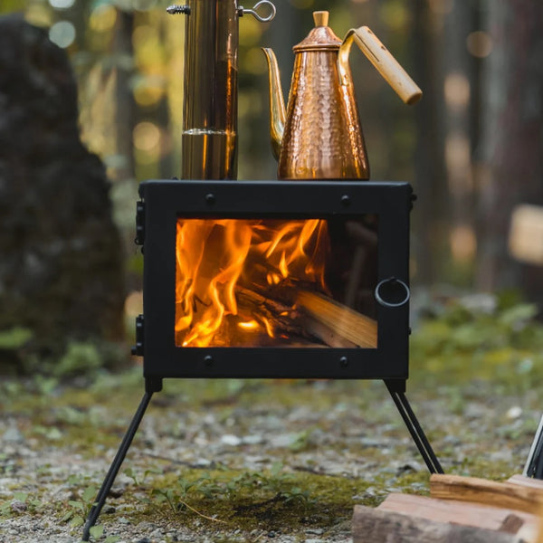 Mt.SUMI ( マウントスミ ) アウトドア薪ストーブ マイクロ 2 / Woodstove MICRO 2 | 2025年モデル | 薪ストーブ | キャンプ | コンパクト | マイクロ | テント | 小型 | アウトドア | ストーブ | 薪 | 屋外 | セット | 二次燃焼 | 冬キャンプ | 冬 | 秋 | SG25FWMC2