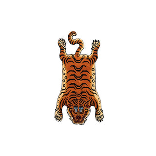 DETAIL ( ディテール ) Tibetan Tiger Rug "DTTR-01 / SS" チベタンタイガーラグ "DTTR-01/SS" | 虎デザイン | ウールラグ | ラグ | インテリア | 玄関 | トラ | 保温性 | 汚れがつきにくい | 331601SS