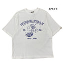DUCKSTER × いきなりステーキコラボS/TEE カレッジ Tシャツ 肉 半袖 半袖Tシャツ メンズ レディース ユニセックス おじさん トップス ワイルドステーキ プリントTシャツ プリントT ストリート 夏 カジュアル 950216