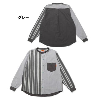 【 SALE 】KRIFF MAYER ( クリフメイヤー ) バンドカラー袖リブハッピーシャツ | MENS | 2537000 | 長袖 | シャツ | オシャレ | メンズ | 男性用 | スナップボタン | トップス | インナー | アパレル | 春 | 羽織る | お出かけ | くりふめいやー | カジュアル