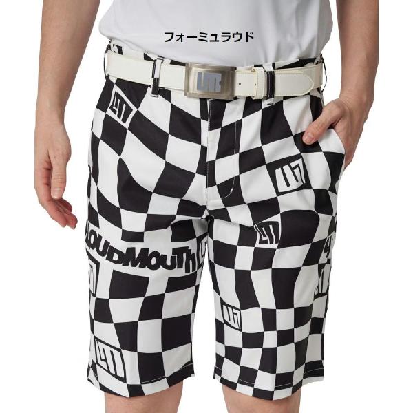【 SALE 】 LOUDMOUTH ( ラウドマウス ) メンズ ストレッチツイル 柄ショートパンツ | ゴルフ | ウェア | 半ズボン | ハーフパンツ | パンツ | 吸汗速乾 | UV　| ストレッチ | 764305 | らうどまうす
