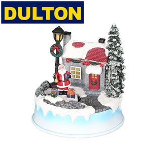 DULTON ( ダルトン ) LED GLOW VILLAGE SANTA IS COMING LED グロウ ヴィレッジ サンタ イズ カミング | 置物 | インテリア | 冬 | サンタ | クリスマス | サンタクロース | ギフト | 光る | プレゼント | X24-0717 | だるとん