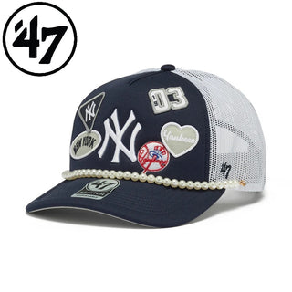 '47 ( フォーティーセブン ) '47 ヒッチ LC ニューヨーク・ヤンキース TRENDY TEAM ネイビー | 帽子 | キャップ | 派手 | オシャレ | サイズ調整 | 日よけ | アウトドア | お出かけ | 快適 | 涼しい | レトロ | 14920328 | ふぉーてぃーせぶん