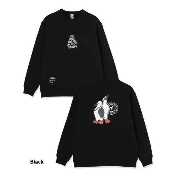 CHUMS ( チャムス ) 守矢努 ツインズクルートップ Twins Crew Top メンズ スウェット トレーナー クルーネック 裏起毛 USAコットン100％ オーバーサイズ ゆったり 長袖 トップス 温故知新 ブービーツインズ ステンシル アート アウトドア キャンプ 秋冬 CH00-1595