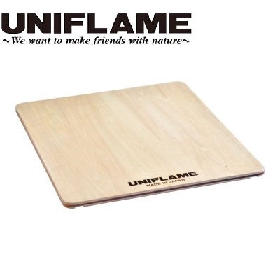 UNIFLAME ( ユニフレーム ) フィールドラック WOOD天板 ハーフ | 天板 | ハーフサイズ | アウトドア | キャンプ | ラック | シナベニヤ合板 | 440g | ゆにふれーむ | 611586