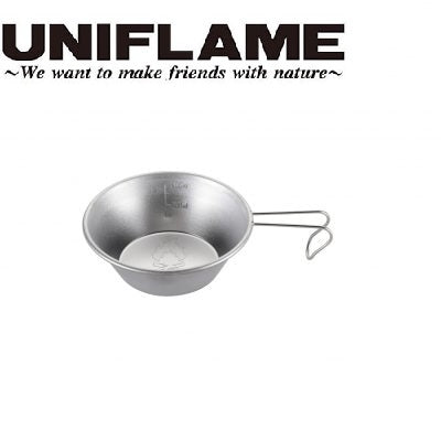 UNIFLAME ( ユニフレーム ) 焚き火シェラカップ300 | シェラカップ | 料理 | 調理 | ステンレス | 軽い | スタッキング | 取り分け | アウトドア | キャンプ | 直火OK | 300ml | ゆにふれーむ | 668672