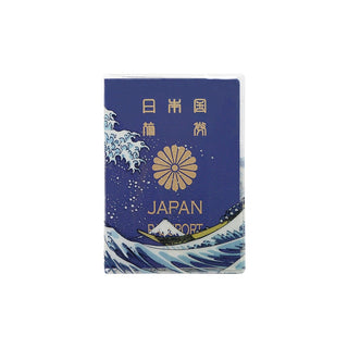 DETAIL ( ディテール ) Aofuji | アオフジ | 日本画のパスポートカバー | 5年用のパスポート | パスポートカバー | 日本画 | ポケット | 収納 | 便利 | 3099 | でぃてーる