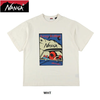 NANGA ( ナンガ ) エコハイブリッド キープローリング Tシャツ | シャツ | Tシャツ | 半袖 | 夏服 | 寝袋モチーフ | キャラクター | お出かけ | レジャー | N2610-1M037Z001059 | なんが | 半袖