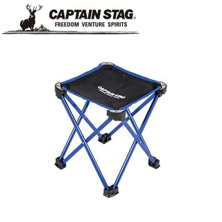 CAPTAIN STAG ( キャプテンスタッグ ) トレッカー マイクロイージーチェア ( ブルー ) チェア | 椅子 | 持ち運び | コンパクト | 登山 | キャンプ | アウトドア | レジャー | 行楽 | ツーリング | 収納バッグ付 | UC-1562 | ミニチェア