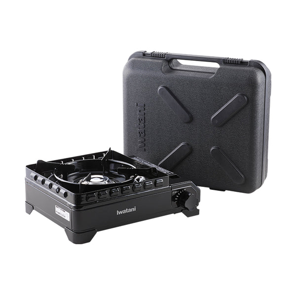 Iwatani ( イワタニ ) カセットフー タフまる カセットこんろ CB-ODX-1-BK ブラック | カセットコンロ | アウトドア | キャンプ | BBQ | ケース付き | 持ち運び | 焼肉 | 焼鳥 | ダッチオーブン | お鍋 | お手軽 | いわたに