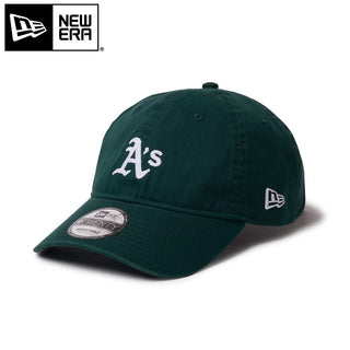 NEW ERA ( ニューエラ ) 9TWENTY MLB Chain Stitch チェーンステッチ オークランド・アスレチックス ダークグリーン | 帽子 | キャップ | 緑 | サイズ調整 | クロスストラップ | ユニセックス | 日よけ | オシャレ | 14668015 | にゅーえら