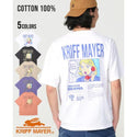 KRIFF MAYER ( クリフメイヤー ) ダジャレ半袖Tシャツ | デンワニデンワ | 2556303 | メンズ | ユニセックス | 半袖 | バックプリント | Tシャツ | 半袖Tシャツ | 綿100% | 夏服 | アパレル | トップス | くりふめいやー