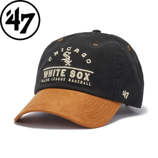 '47 ( フォーティーセブン ) '47 クリーンナップ シカゴ・ホワイトソックス WINDHAM ビンテージブラック | 帽子 | キャップ | サイズ調整 | ２トーン | クリーンナップ | ユニセックス | お出かけ | オシャレ | 14920517 | 野球帽 | ふぉーてぃーせぶん