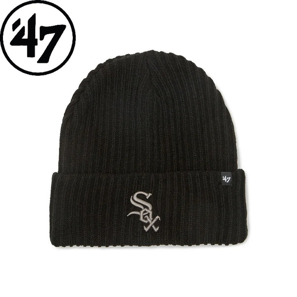 '47 ( フォーティーセブン ) '47 カフニット シカゴ・ホワイトソックス Harbor ブラック | 帽子 | ニット帽 | 防寒 | 冬 | シンプル | オシャレ | アウトドア | キャンプ | レジャー | 14858286 | ふぉーてぃーせぶん