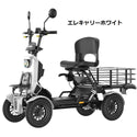 ELEMOs ( エレモーズ ) エレキャリーシリーズ 特定小型四輪 電動モビリティ 電動カート 電動車 免許不要 公道走行可能 カーゴタイプ カラフルキャリー 大容量収納 積載 120L 近距離移動 シニア 高齢者 買い物 通院 お出かけ 日常使い EV 電気自動車