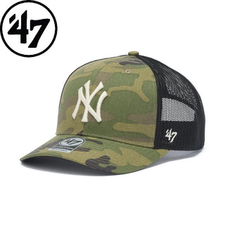 '47 ( フォーティーセブン ) '47 トラッカー ニューヨーク・ヤンキース MLB CAMO ウッドランドカモ | 帽子 | キャップ | サイズ調整 | ユニセックス | 日よけ | カモ | オシャレ | 型崩れしにくい | メッシュ | 14920289 | ふぉーてぃーせぶん
