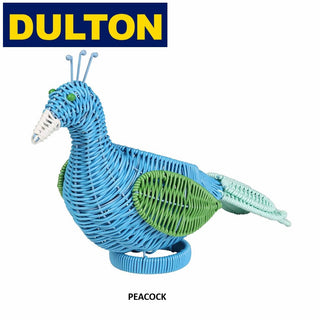 DULTON ( ダルトン ) PEACOCK BASKET ピーコックバスケット かご 籠 カゴ 収納 おしゃれ かわいい ディスプレイ インテリア 玄関 リビング 卓上収納 ギフト プレゼント 収納バスケット 雑貨 鳥 孔雀 RN-1100