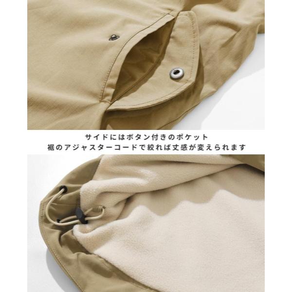 KRIFF MAYER ( クリフメイヤー ) ゆったりAラインマンパ | LADYS | レディース | W2517825 | アウター | マウンテンパーカー | 上着 | アウトドア | キャンプ | レジャー | フリース | 暖かい | Aライン | ゆったり | 動きやすい | 体型カバー | くりふめいやー