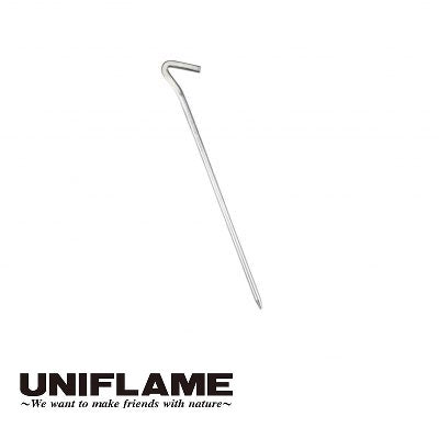 UNIFLAME ( ユニフレーム ) パワーペグSUS 300 | ぺぐ | ペグ | アウトドア | キャンプ | テント | タープ | テント小物 | タープ小物 | BBQ | 30cm | 長い | ステンレス | 軽い | 強い | 強靭 | 100g | 681756 | ゆにふれーむ