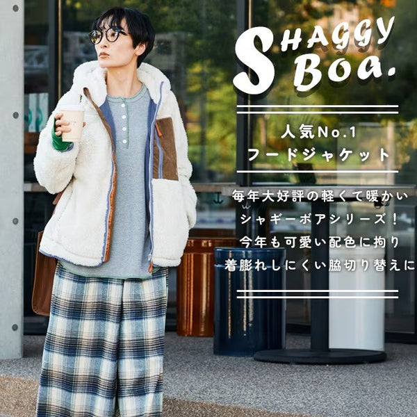 KRIFF MAYER ( クリフメイヤー ) シャギーボアフードJK レディース W2614404 シャギーボア もこもこ 防寒 カジュアル デイリー アウター フリースジャケット ボアジャケット ジャケット フード 起毛 ジップ キャンプ アウトドア