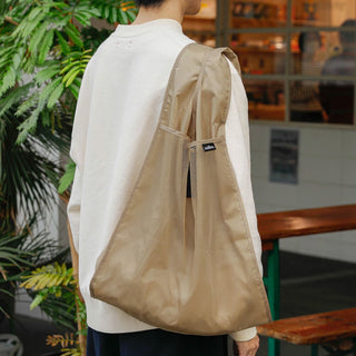 HIGHTIDE ( ハイタイド ) ショッパー L | エコバッグ | コンパクト | 大きめ | お買い物 | 買い物バッグ | シンプル | サブバッグ | 軽い | 軽量 | ネーエ | 幅広 | 持ち手 | メッシュポケット | GB288 | はいたいど