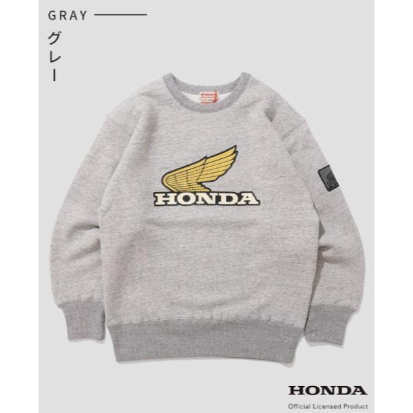 KRIFF MAYER ( クリフメイヤー ) HONDAコラボクルー ( WING ) MENS | メンズ | LADYS | レディース | 2527204 | スウェット | 長袖 | ホンダ | コラボ | レジャー | お出かけ | ワッペン | くりふめいやー