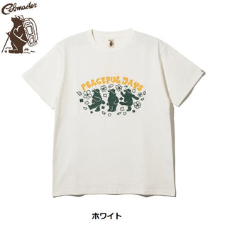 COBMASTER ( コブマスター ) COB PEACEFULDAYS TEE | シャツ | 半袖 | ウェア | トップス | 春夏 | レジャー | 定番 | Tシャツ | 綿100% | プリント | ホワイト | イエロー | ラベンダー | ブルー | 81149000 | カジュアル | こぶますたー