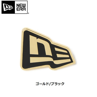 NEW ERA ( ニューエラ ) キャップアクセサリー ピンズ Flagロゴ | カスタム | ロゴ | 亜鉛合金 | バッジ | シルバー/ブラック | ゴールド/ブラック | 14751655 | 14751656 | にゅーえら
