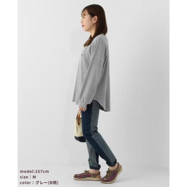 KRIFF MAYER ( クリフメイヤー ) ハニカムワッフルワンポイントロンT | LADYS | レディース | W2537820 | ウェア | トップス | ロンT | 長袖 | ワンポイント | Tシャツ | カジュアル | くりふめいやー