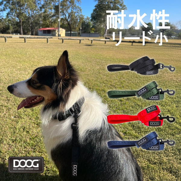 DOOG ( ドゥーグ ) ネオスポーツ ドッグリードS 犬用リード ネオプレン 軽量リード 耐水性 速乾性 アウトドア おしゃれ 犬 小型 犬用ハーネス取り付け 犬 耐水 速乾 リード ドッグリード
