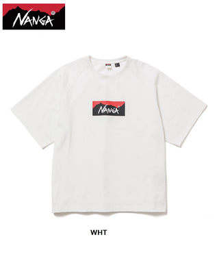 NANGA ( ナンガ ) ECO HYBRID BOX LOGO LOOSE FIT TEE UNISEX エコハイブリッドボックスロゴルーズフィットティー | 半袖シャツ | シャツ | シンプル | ロゴ | 夏服 | ゆったり | 定番 | なんが
