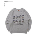 KRIFF MAYER ( クリフメイヤー ) チルタイム裏起毛クルー ( 顔 ) MENS | メンズ | 長袖 | 2523108 | コットン | クルーネック | カジュアル | オシャレ | プリント | スウェット | 裏起毛 | アパレル | トップス | くりふめいやー