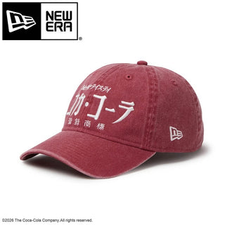 NEW ERA ( ニューエラ ) 9TWENTY Coca-Cola コカ･コーラ 15154854 キャップ 帽子 アシッドウォッシュ ラセット メンズ レディース コカコーラ