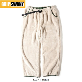GRIP SWANY ( グリップスワニー ) 【 GSMCP-064 】 CORAL FLEECE PANTS | パンツ | ロングパンツ | フリース | 防寒 | 暖かい | 冬 | アウトドア | キャンプ | ふわふわ | サイズ調整 | ポリエステル100% | ぐりっぷすわにー