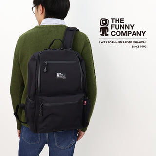 THE FUNNY COMPANY ( ザ ファニーカンパニー ) 64CLOTH BLACK TFC-6040-005-001 | リュック | バックパック | 撥水 | 丈夫 | ナイロン | ハリ感 | 光沢 | アウトドア | キャンプ | 通勤 | 通学