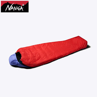 NANGA ( ナンガ ) ZZZ BAG 0 RED HORIZON N2600-2C093E シュラフ 寝袋 マミー型 化繊 スリーピングバッグ レギュラー 0℃ アウトドア キャンプ 車中泊 防災 軽量 撥水 コンパクト