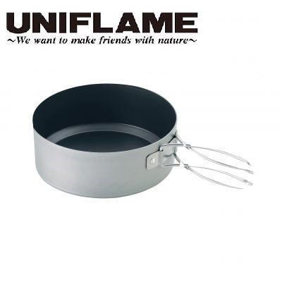 UNIFLAME ( ユニフレーム ) 山フライパン17cm 深型 | フライパン | お鍋 | フッ素加工 | お手入れ簡単 | アウトドア | キャンプ | クッカー | ソロキャンプ | 焼く | 煮る | 炒める | 1.3L | 調理器具 | 料理 | 便利 | 667606 | ゆにふれーむ