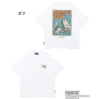KRIFF MAYER ( クリフメイヤー ) スヌーピープリントT ( サーフ ) MENS | 2557802 | メンズ | 半袖 | バックプリント | プリントTシャツ | Tシャツ | アパレル | 夏服 | 刺繍 | 発砲プリント | オシャレ | お出かけ | レジャー | くりふめいやー | カジュアル