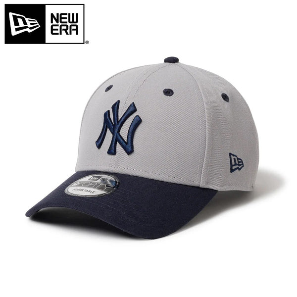 NEW ERA ( ニューエラ ) 9FORTY 2-Tone Woven Label ニューヨーク・ヤンキース グレー ネイビーバイザー | 帽子 | キャップ | 日よけ | 14667828 | にゅーえら | アウトドア | キャンプ | レジャー | お出かけ | オシャレ