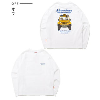 KRIFF MAYER ( クリフメイヤー ) クリフラビットロンT ( 車 ) MENS | メンズ | 2536303 | ロンT | 長袖 | Tシャツ | 長袖Tシャツ | アパレル | 綿100% | フロント | ユニセックス | 刺繍 | バックプリント | プリントT | くりふめいやー