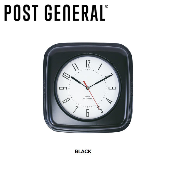 POST GENERAL ( ポストジェネラル ) BISPHAM WALL CLOCK / ビスファム ウォールクロック BLACK 982260008 SILVER 982260010 | 時計 | 掛け時計 | シンプル | スイープムーブメント | ヴィンテージ