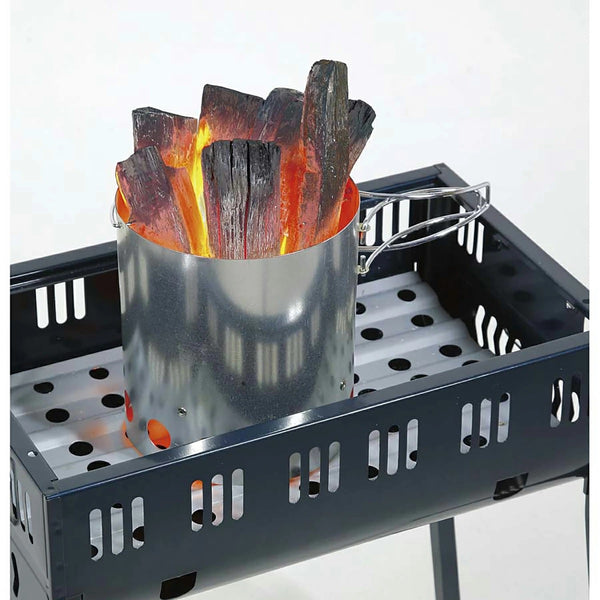CAPTAIN STAG ( キャプテンスタッグ ) 大型火消しつぼ 火起し器セット | 火消し | BBQ | アウトドア | キャンプ | 火起こし | 便利 | きゃぷてんすたっぐ | M-6625