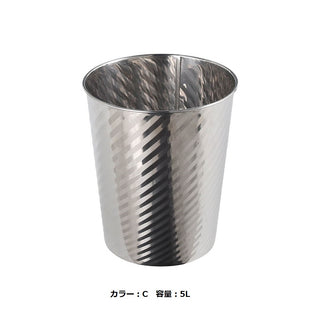 DULTON ( ダルトン ) STAINLESS BUCKET | ステンレスバケツ | インテリア | シンプル | ステンレス | スタイリッシュ | 光沢 | ゴミ箱 | リビング | デスク周り | 鉢カバー | だるとん | GM-0821