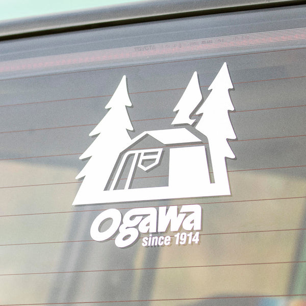 Ogawa ( オガワ ) ogawa カッティングステッカー | Sサイズ | Lサイズ | ブラック | ホワイト | アウトドア | キャンプ | 車 | 貼る | ロゴ | 転写式 | おがわ