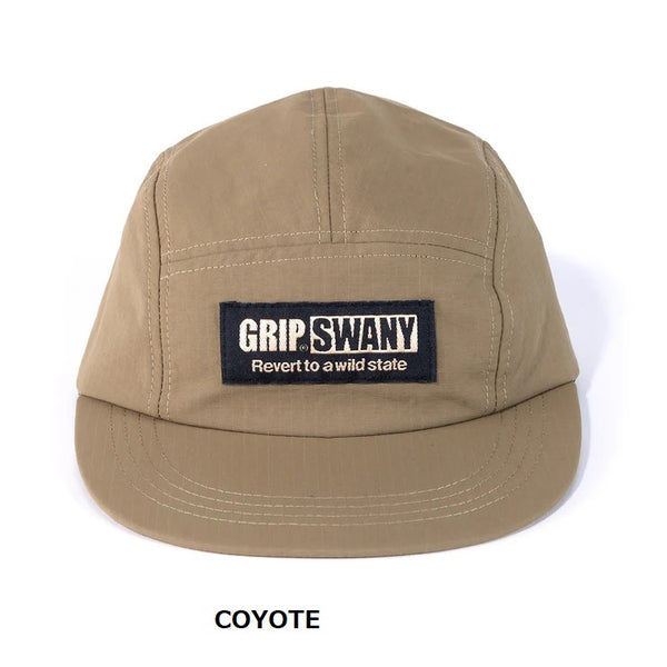 GRIP SWANY ( グリップスワニー ) 【 GSA-119 】 BOX LOGO CAP キャップ | 帽子 | アウトドア | キャンプ | 日よけ | カジュアル | ロゴ | ナイロン