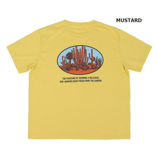 DULTON ( ダルトン ) BOTANY T-SHIRT SAGUARO MUSTARD ダルトン Tシャツ スワロー | マスタード | 半袖 | シャツ | Tシャツ | バックプリント | コットン | アウトドア | キャンプ | 夏服 | T23-0653 | だるとん