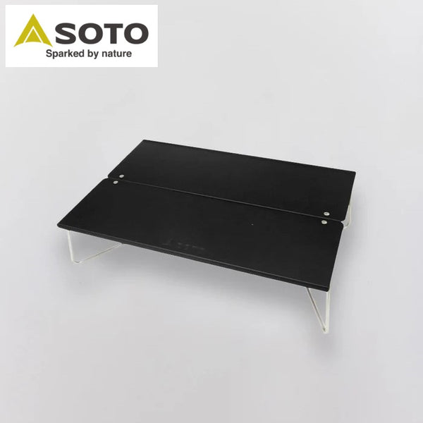 SOTO ( ソト ) フィールドホッパー マットブラック | ST-630MBK | アウトドア | キャンプ | ソロキャンプ | コンパクト | 軽い | 軽量 | そと | ソロテーブル | 開くだけ | シンプル | 登山 | ブラック